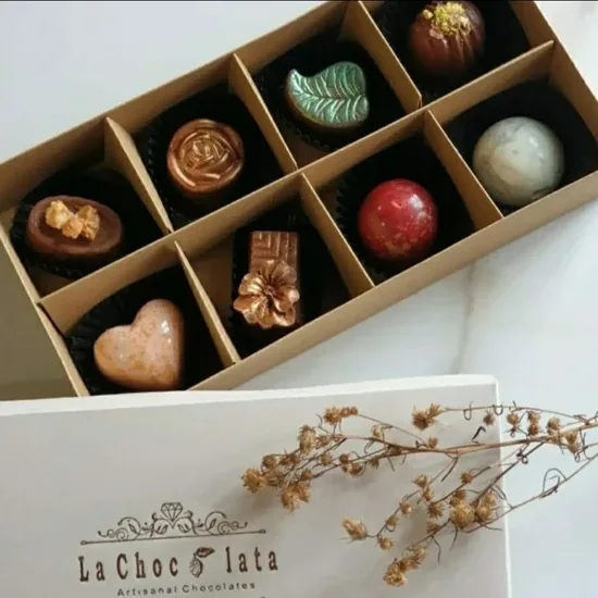 Eight-piece La Chocolata artisan chocolate box